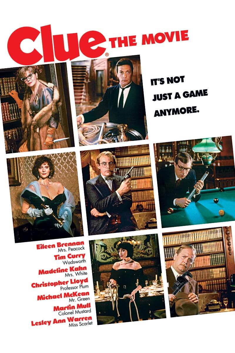 Clue - WATCH IT ON BLU-RAY, DVD & DIGITAL
